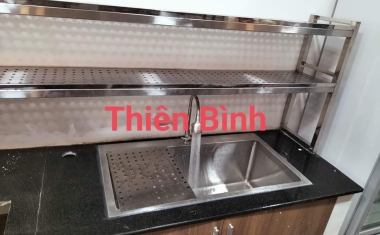Bồn Rửa Âm Quầy + Kệ Dập Lỗ