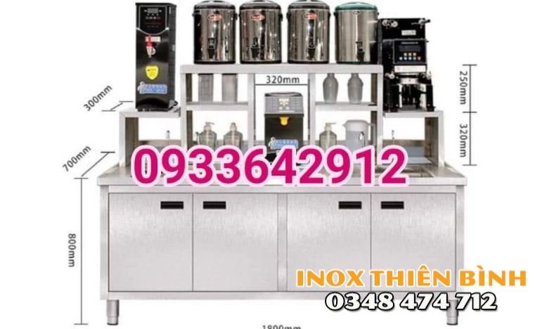Quầy Pha Chế 1m8x700x1m4