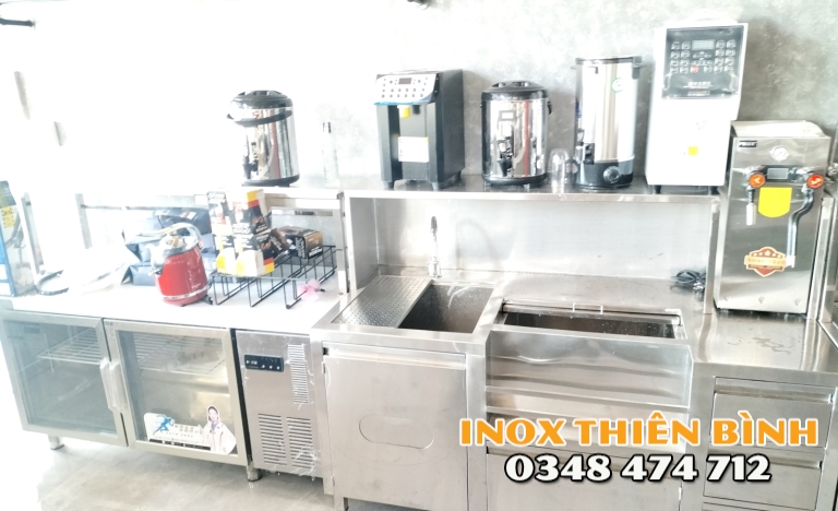 HỆ THỐNG QUẦY INOX TẠI THÀNH PHỐ MỚI BÌNH DƯƠNG – THIẾT KẾ THEO YÊU CẦU, CHUẨN CÔNG NĂNG