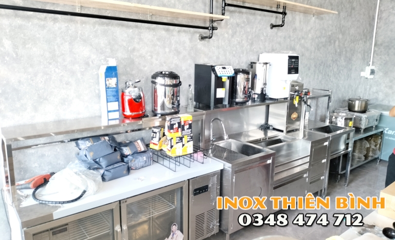HỆ THỐNG QUẦY INOX TẠI THÀNH PHỐ MỚI BÌNH DƯƠNG – THIẾT KẾ THEO YÊU CẦU, CHUẨN CÔNG NĂNG