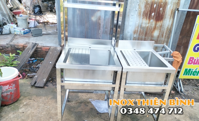 Chậu rửa đơn không kệ KT 500*500*850