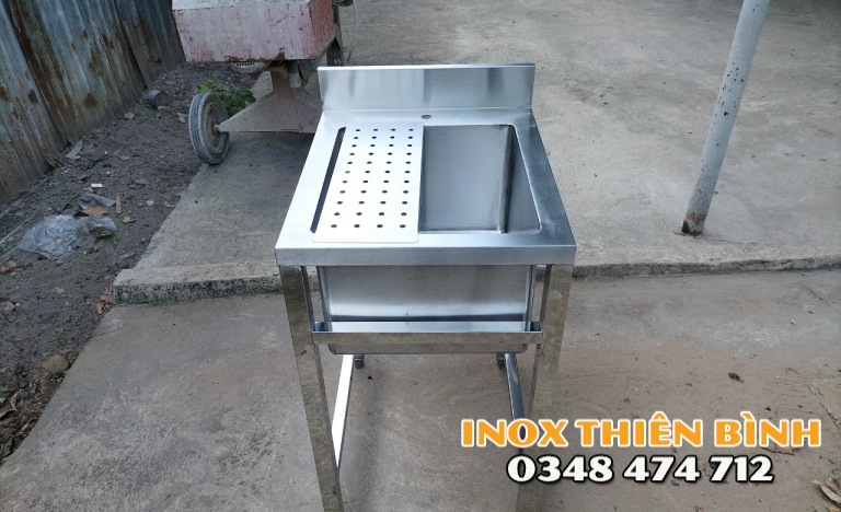 Chậu rửa đơn không kệ KT 500*500*850