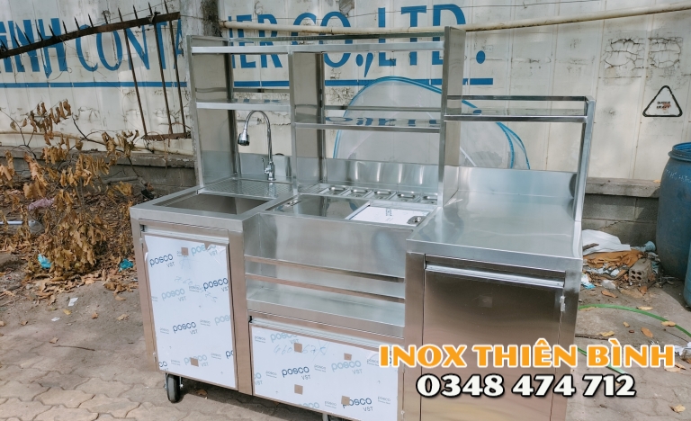 Quầy Pha Chế 1m6 có 5 khay