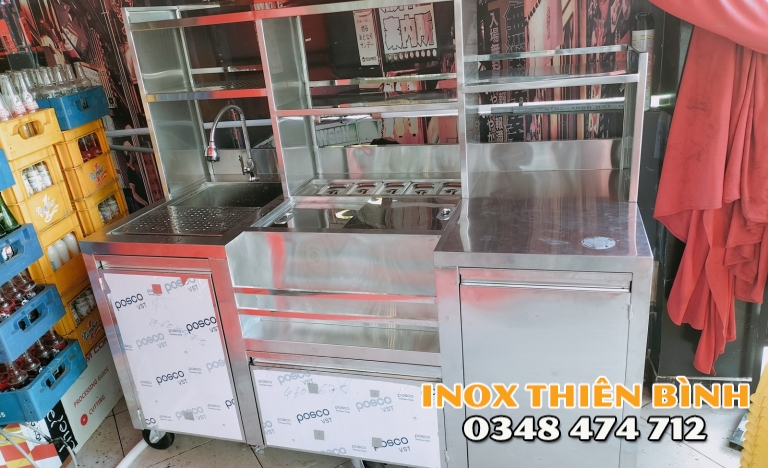 Quầy Pha Chế 1m6 có 5 khay