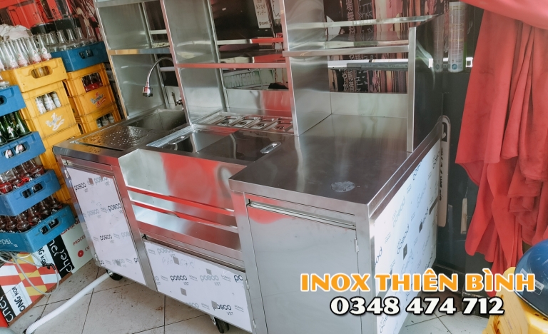 Quầy Pha Chế 1m6 có 5 khay