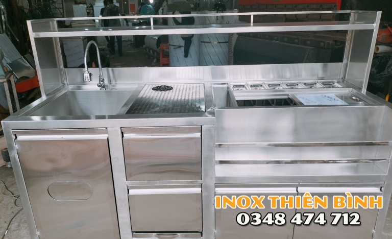 Quầy Pha Chế 1m8  đầy đủ công năng