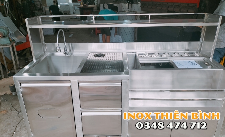 Quầy Pha Chế 1m8  đầy đủ công năng