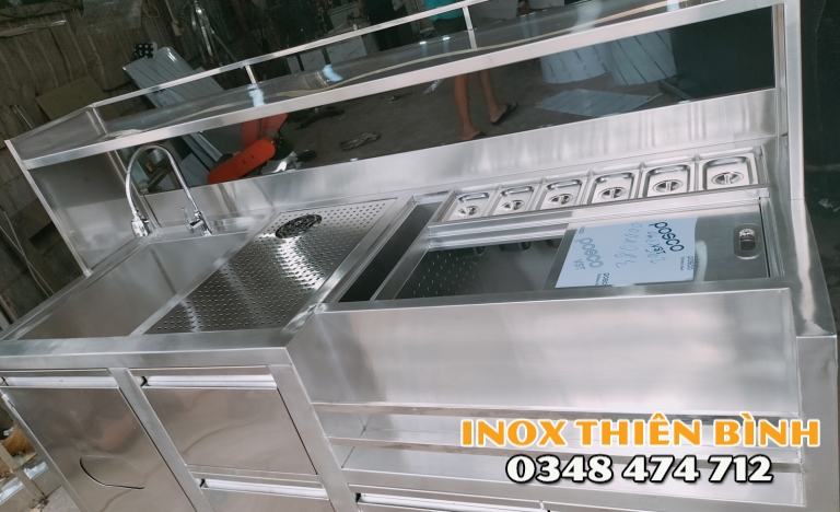 Quầy Pha Chế 1m8  đầy đủ công năng