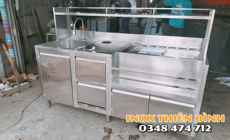 Quầy Pha Chế 1m8  đầy đủ công năng