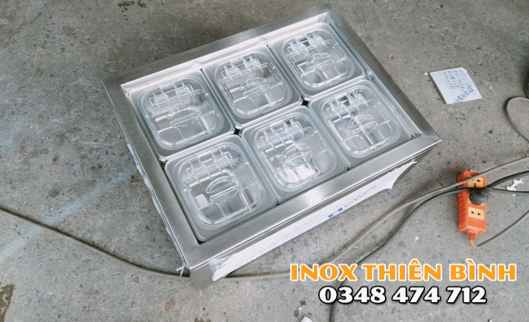Thùng giữ lạnh 6 khay nắp rời