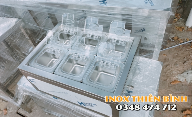 Thùng giữ lạnh 6 khay nắp rời