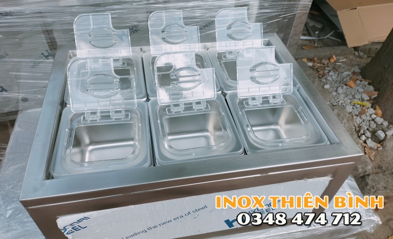Thùng giữ lạnh 6 khay nắp rời