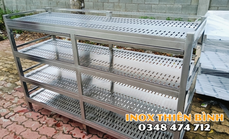 Kệ 4 tầng dập lỗ 1m5