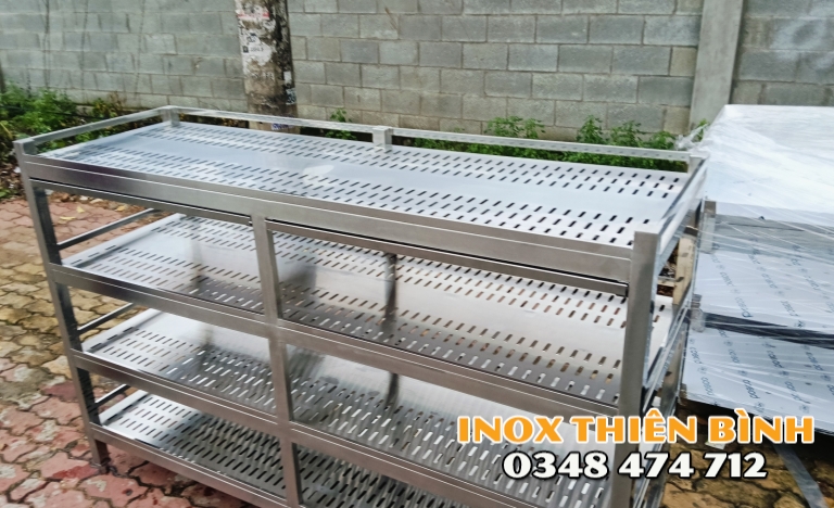 Kệ 4 tầng dập lỗ 1m5