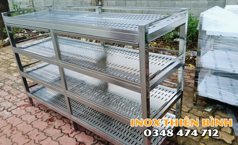 Kệ 4 tầng dập lỗ 1m5