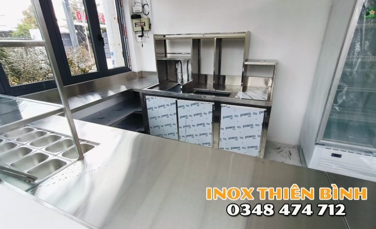 HỆ QUẦY BAR FULL INOX TẠI TÂY NINH