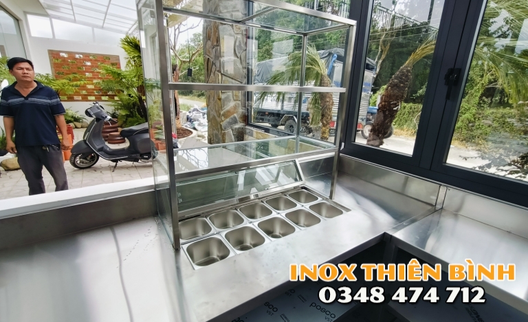 HỆ QUẦY BAR FULL INOX TẠI TÂY NINH