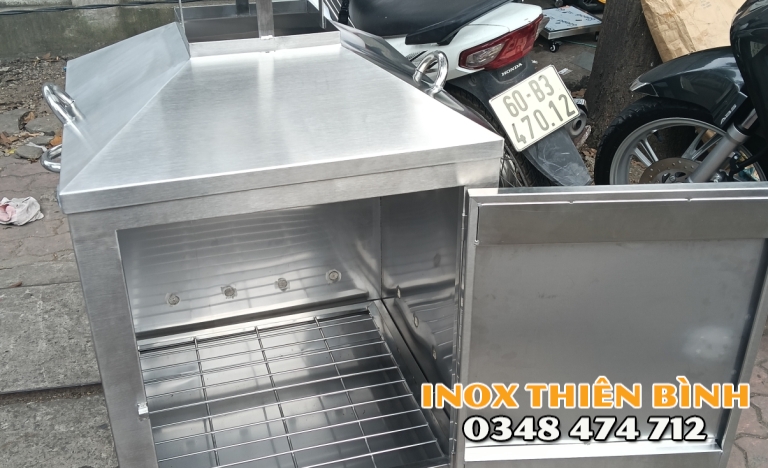 Thùng đốt giấy  inox