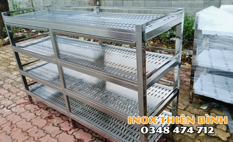 Kệ 4 tầng dập lỗ 1m5