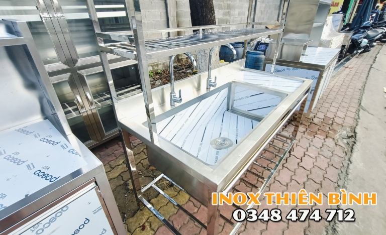 Bồn rửa đơn 1m5 hộc chậu 1000*500*300