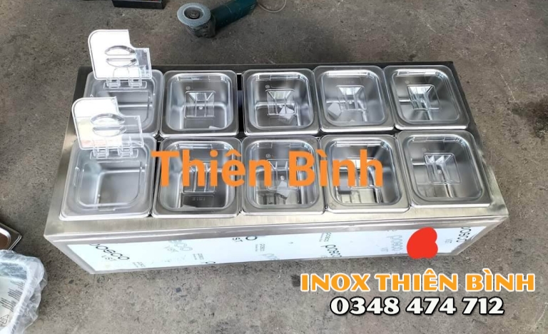 THÙNG GIỮ LẠNH 10 KHAY NẮP MICA