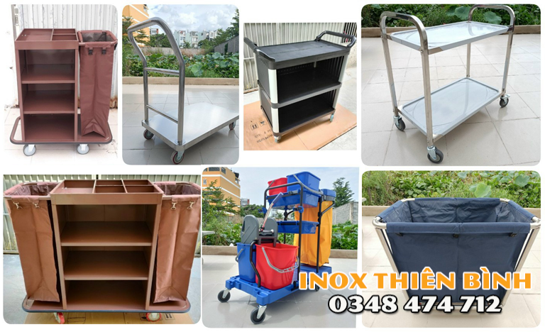 XE ĐẨY INOX